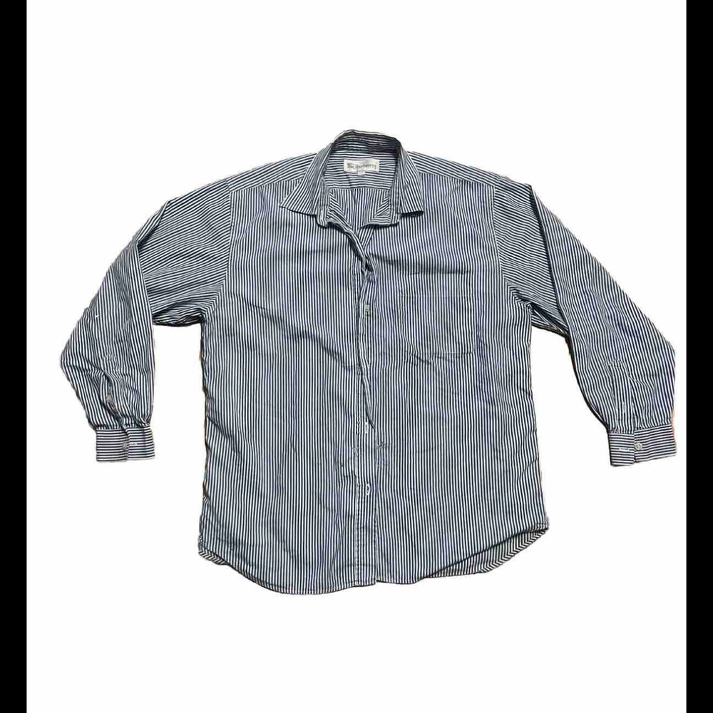 Vintage Burberry dress shirt size 10 - has damage